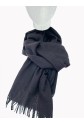 Brown and Black Lightweight Cashmere Scarf