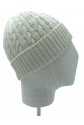 Off White Color Cashmere Wool Knitted Beanie