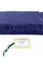 Deep Blue Cashmere Scarf